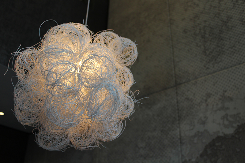 cotton ball lighting lobby