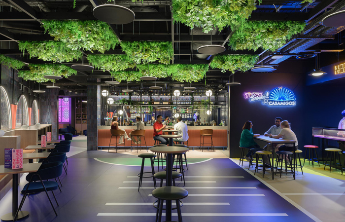 TOCA Social Lands In Birmingham Gensler Designs A Dynamic Football 