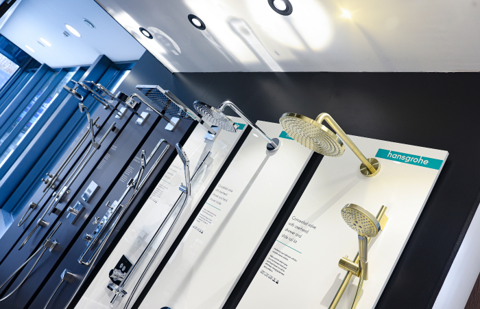 line of showers and bathroom fittings by hansgrohe