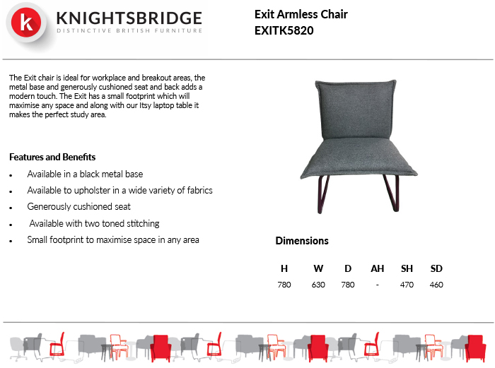 design insider Exit-Armless-Chair knightsbridge