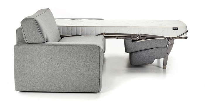 Design Insider JAY-BE Grey Sofa Side