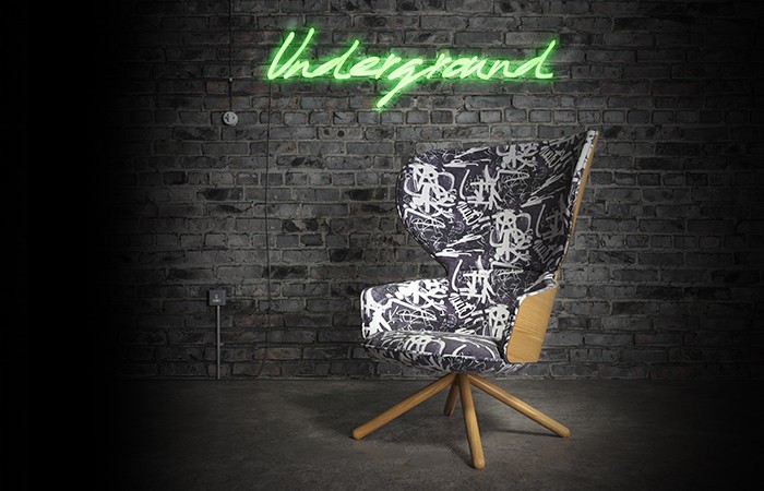Design Insider Panaz CDW Underground Fabric Chair