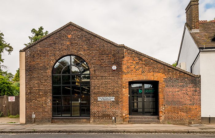 Design Insider bubbleHUB St Albans, within a character former Pump House