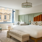 hotel bedroom designed by hypnos