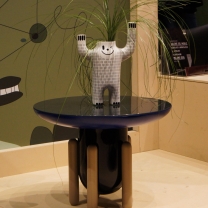 B.D Explorer Table with Happy Yeti designed by Jaime Hayon